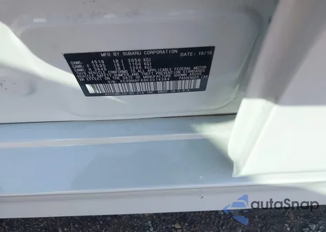 2019 Subaru Legacy 2.5I Premium from USA, damaged, VIN 4S3BNAF66K3014384